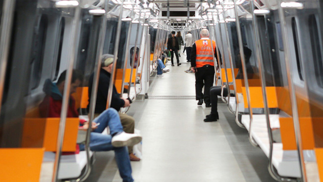 Aksayan metro seferleri başladı