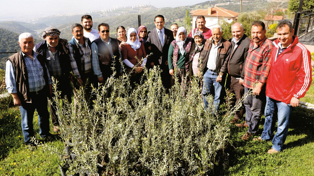 Bornova'da tarımsal üretim destekle arttı