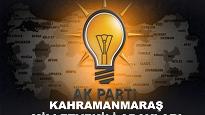 Kahramanmaraş AK Parti milletvekili aday listesi!