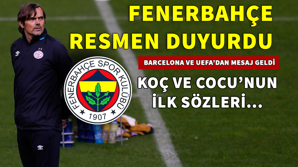 Fenerbahçe, Cocu'yu açıkladı! İşte ilk sözleri...