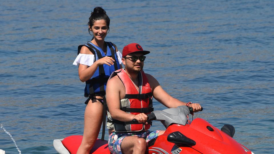 Jet-ski'de aşk başkadır