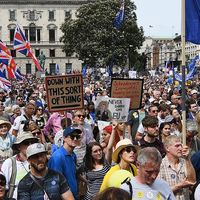 Londra'da Brexit karşıtı gösteriler yapıldı