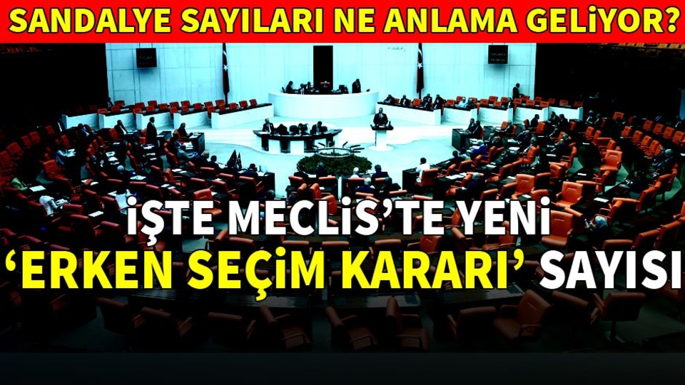 1999'dan sonra ilk kez 5 parti Meclis'te