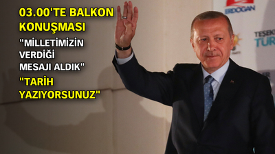 Erdoğan: Tarih yazıyorsunuz