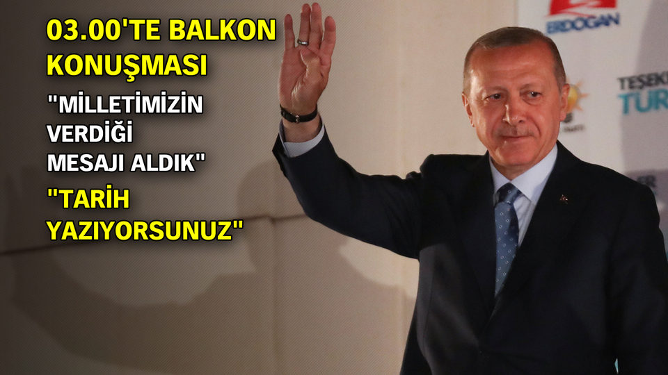 Erdoğan: Tarih yazıyorsunuz
