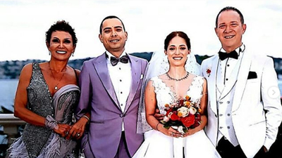 Sümer Ezgü ve Serap Paköz'ün kızları evlendi