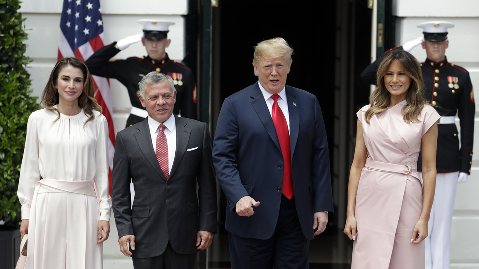 Trump Kral Abdullah ile Beyaz Saray'da görüştü