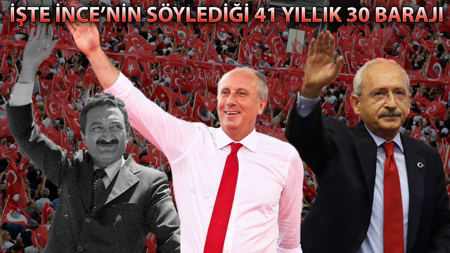 İşte İnce'nin söylediği 41 yıllık 30 barajı