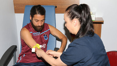 Trabzonspor'da kamp öncesi sağlık testi!