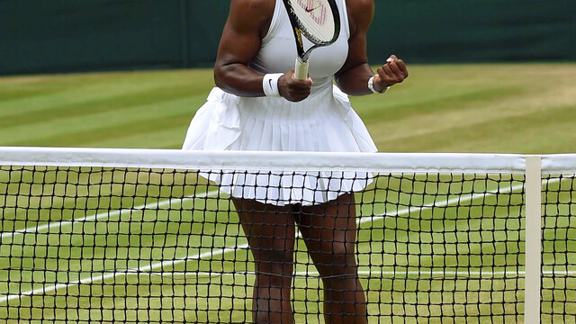 Serena Williams, Wimbledon'da seribaşı
