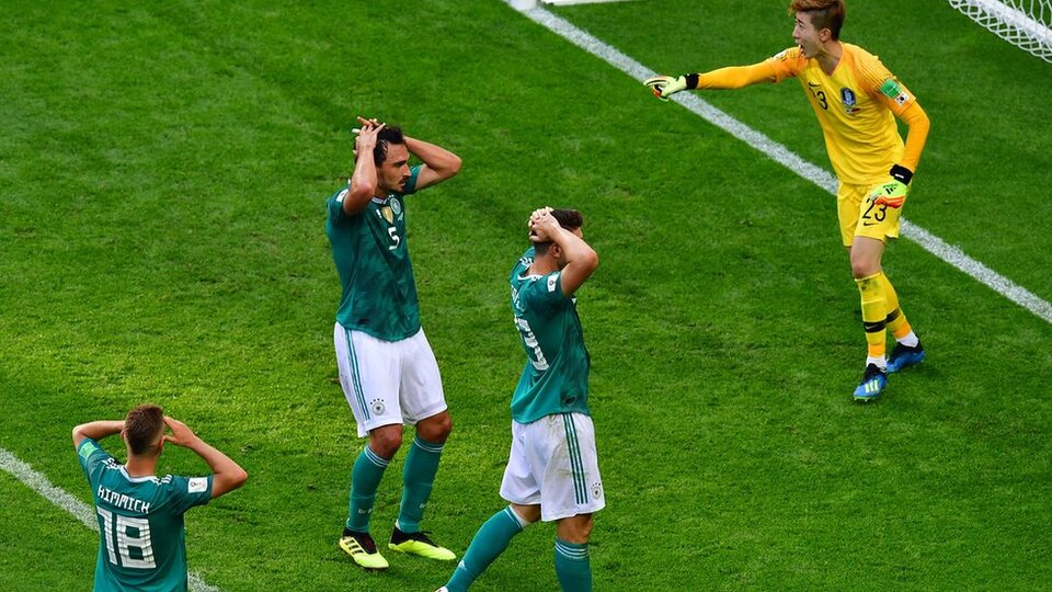 Güney Kore'ye yenilen son şampiyon Almanya, 2018 Dünya Kupası'na gruplarda veda etti