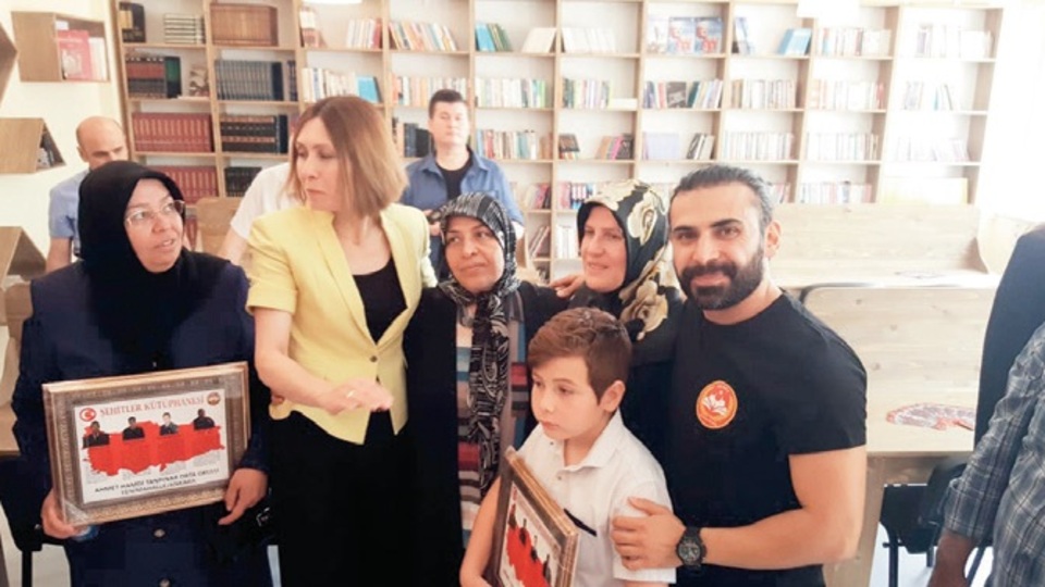 Şehitler adına 133 kütüphane hayata geçirildi