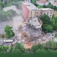 Eski Etiler Polis Okulu yıkılıyor