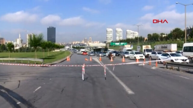 TEM'de trafik kilitlendi! Kilometrelerce araç kuyruğu...
