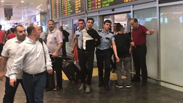 Havalimanında panik atak krizi alarma yol açtı