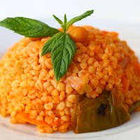 Salçalı, domatesli bulgur pilavı