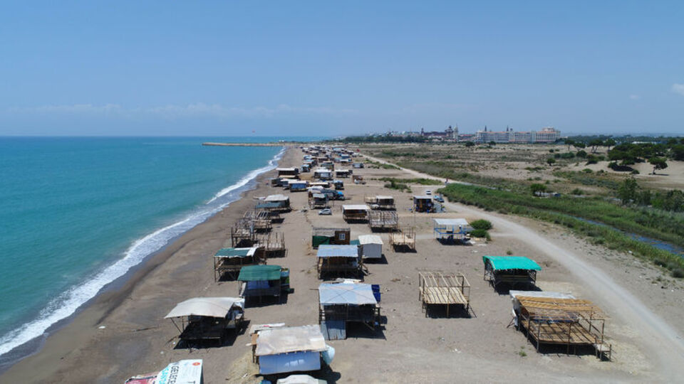 Denize sıfır obada yaz keyfi