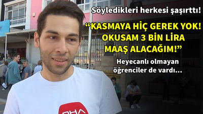 YKS'ye giren öğrencinin sözleri dikkat çekti!
