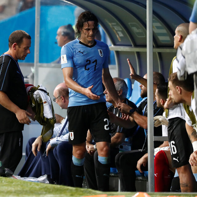 Uruguay'da Cavani şoku