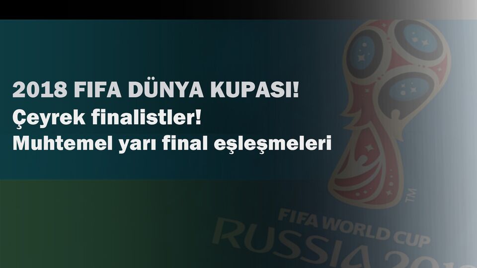 Dünya kupasında çeyrek finalistler belli oldu!