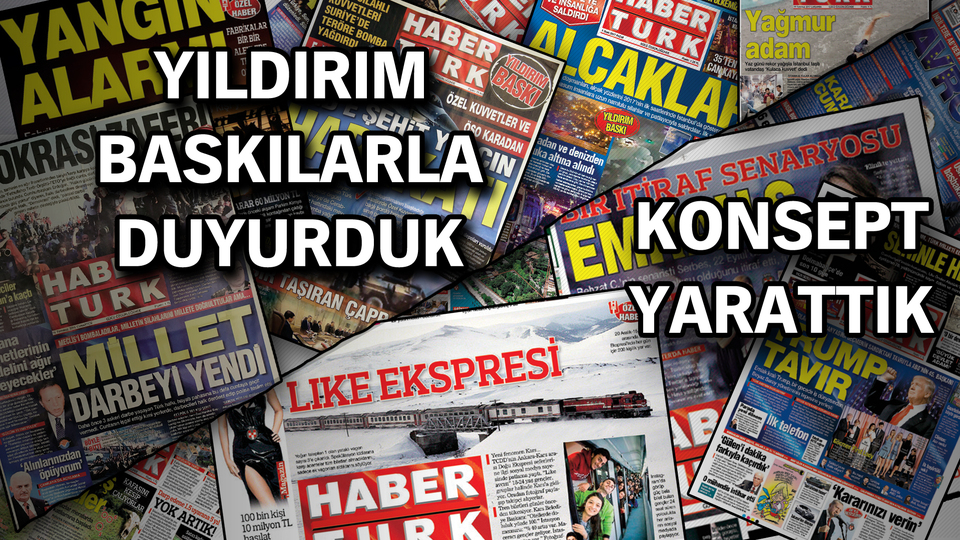 Yıldırım baskılarla duyurduk