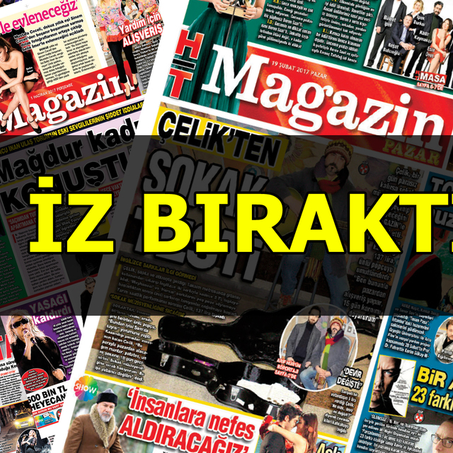 İz bıraktık