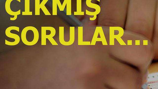 İşte DGS çıkmış sorular...