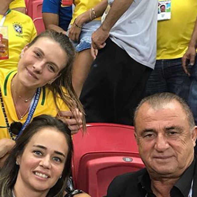 Terim maçı, Taffarel ailesiyle izledi!
