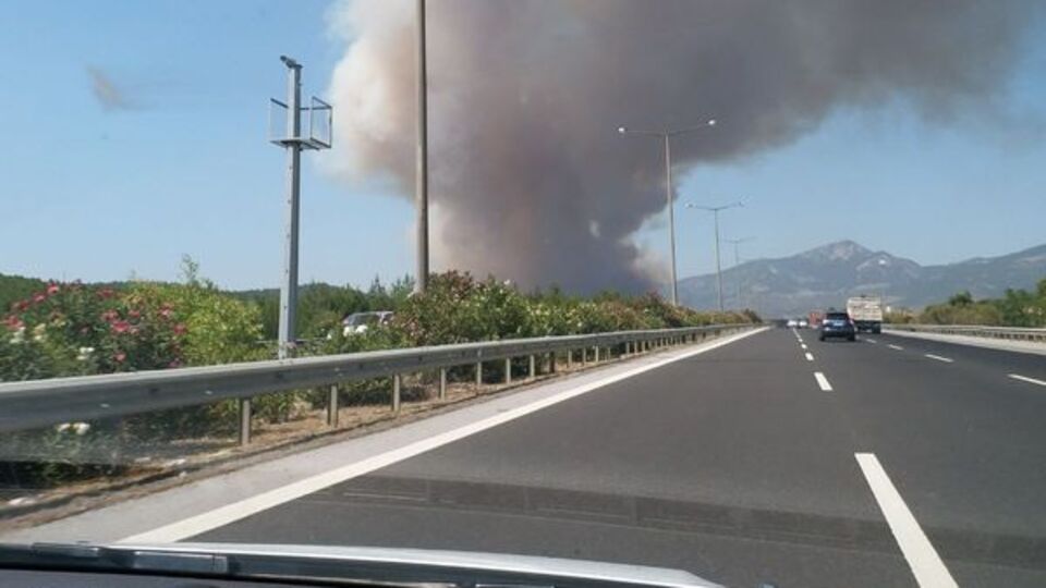 Bir anda gökyüzünü kapladı!