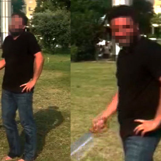 Yaptığını gören vatandaşlar linç etmek istedi!