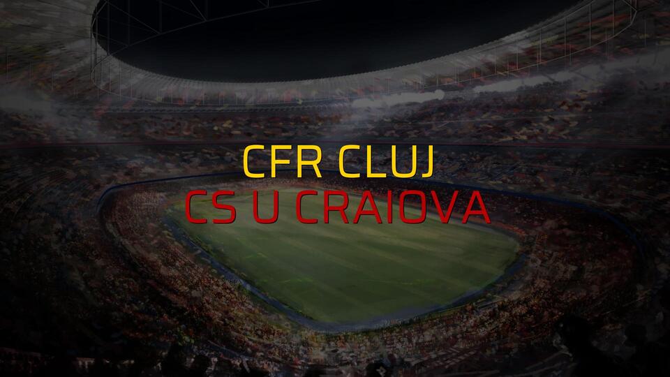 CFR Cluj - CS U Craiova karşılaşma önü
