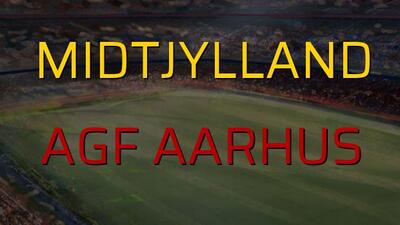 Midtjylland - AGF Aarhus maçı rakamları