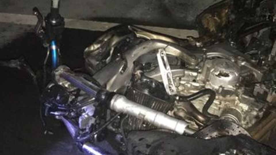 Bursa'da çarpışan iki motosiklet alev aldı! 3 kişi öldü