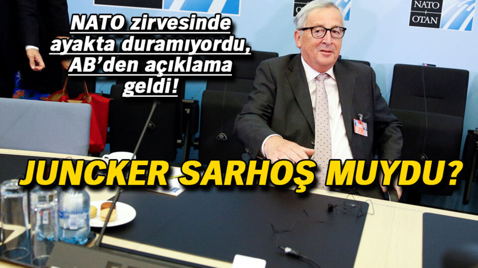 'Juncker NATO zirvesinde sarhoştu' iddiasıyla ilgili açıklama!