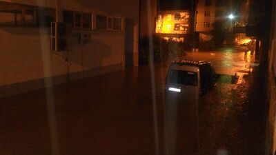 Ünye sele teslim oldu