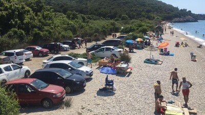 Milli parka ziyaretçi akını! Araç girişi durduruldu