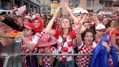 Hırvatistan'da buruk kutlama