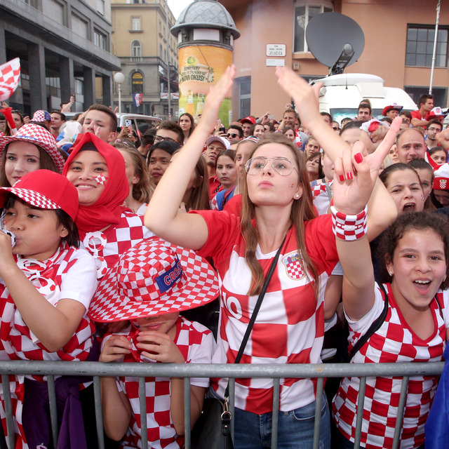Hırvatistan'da buruk kutlama