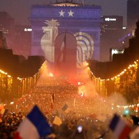 Fotoğraflarla: Fransa'da Şampiyonluk kutlamaları