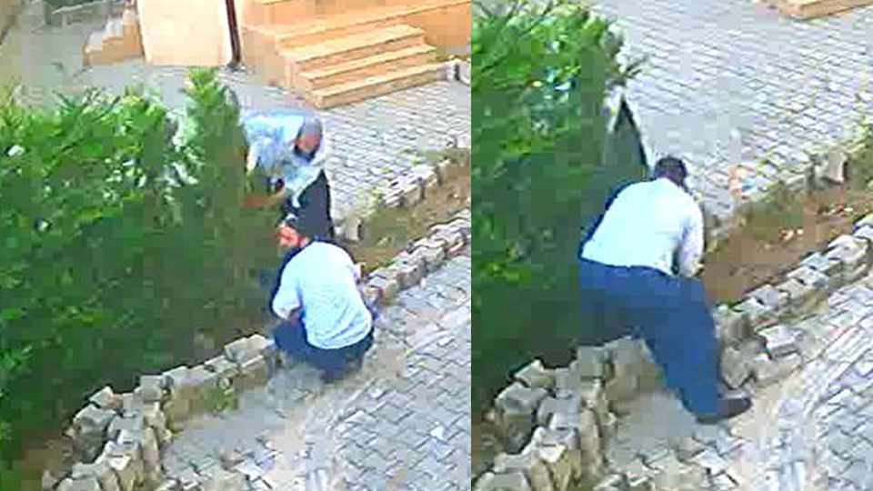 Cemaat namazdayken yaptılar! 12 dakika boyunca...