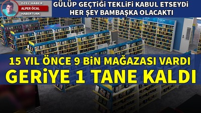15 yıl önce 9 bin mağazası vardı! Geriye 1 tane kaldı