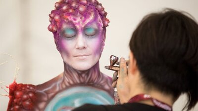 Fotoğraflarla: Dünya Vücut Boyama Festivali