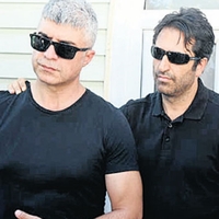 Cenazede barıştılar