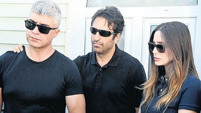 Cenazede barıştılar