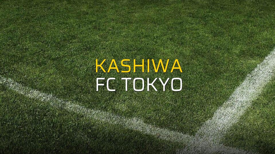 Kashiwa - FC Tokyo maçı öncesi rakamlar