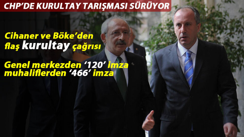 CHP'de kurultay tartışması! Kaç imza toplandı