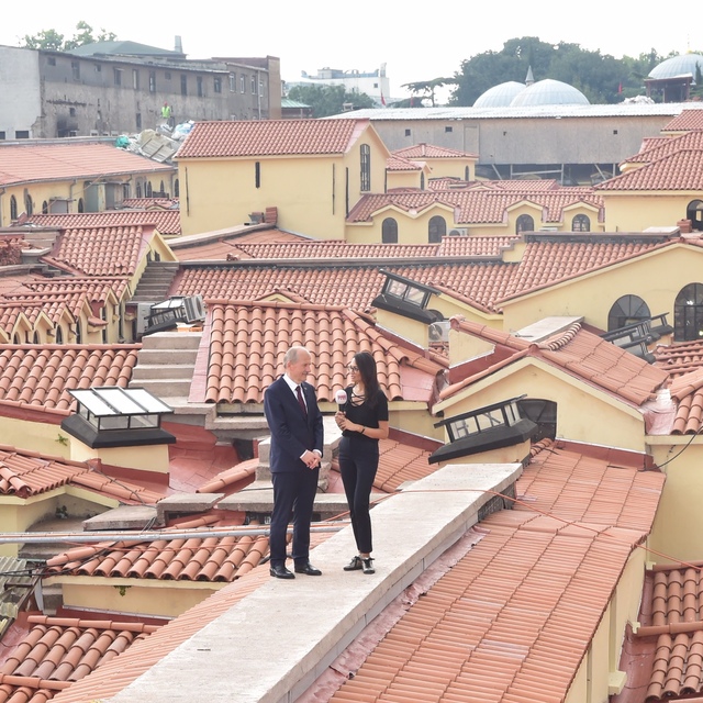 İşte restorasyonu biten Kapalıçarşı'nın çatısı! İlk kez Habertürk çıktı…