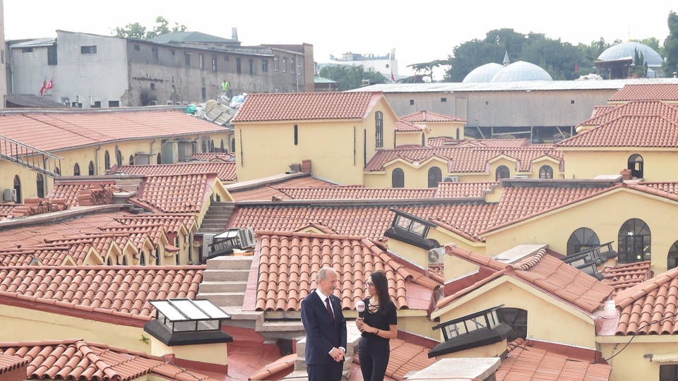 İşte restorasyonu biten Kapalıçarşı'nın çatısı! İlk kez Habertürk çıktı…