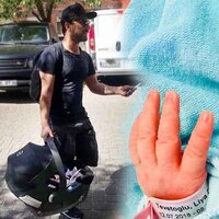 "Geçen günlerden... Hastane çıkışımızdan..."