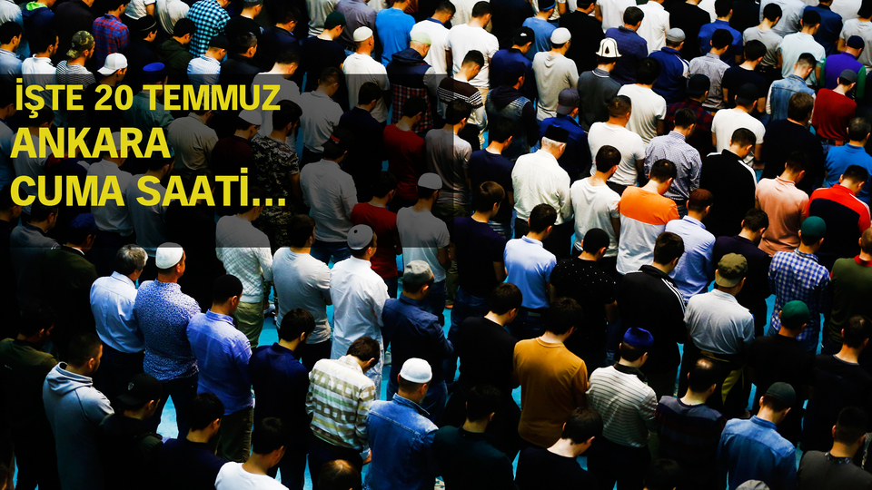 Ankara'da cuma namazı saat kaçta?